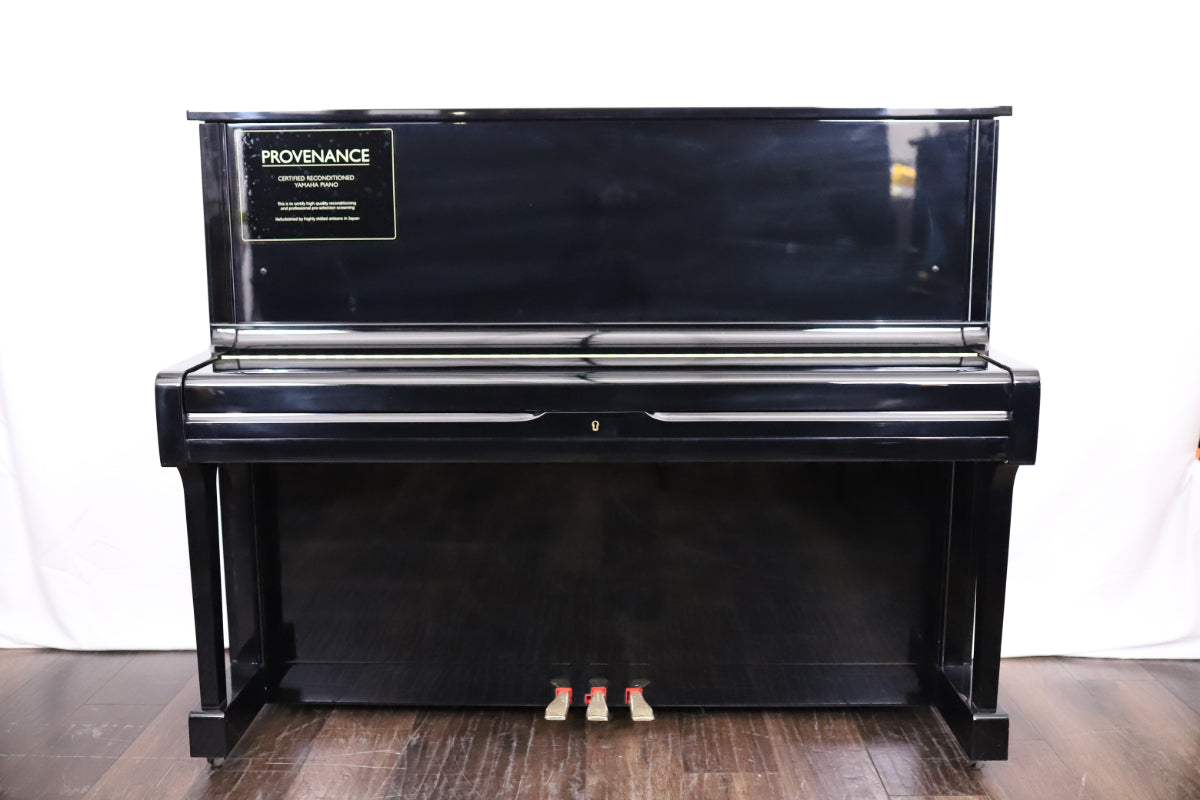 Yamaha U1A Reconditioned Secondhand Professional Upright Piano (4178330), Polished Black