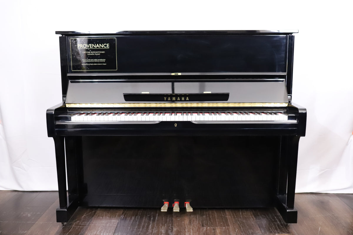 Yamaha U1A Reconditioned Secondhand Professional Upright Piano (4178330), Polished Black