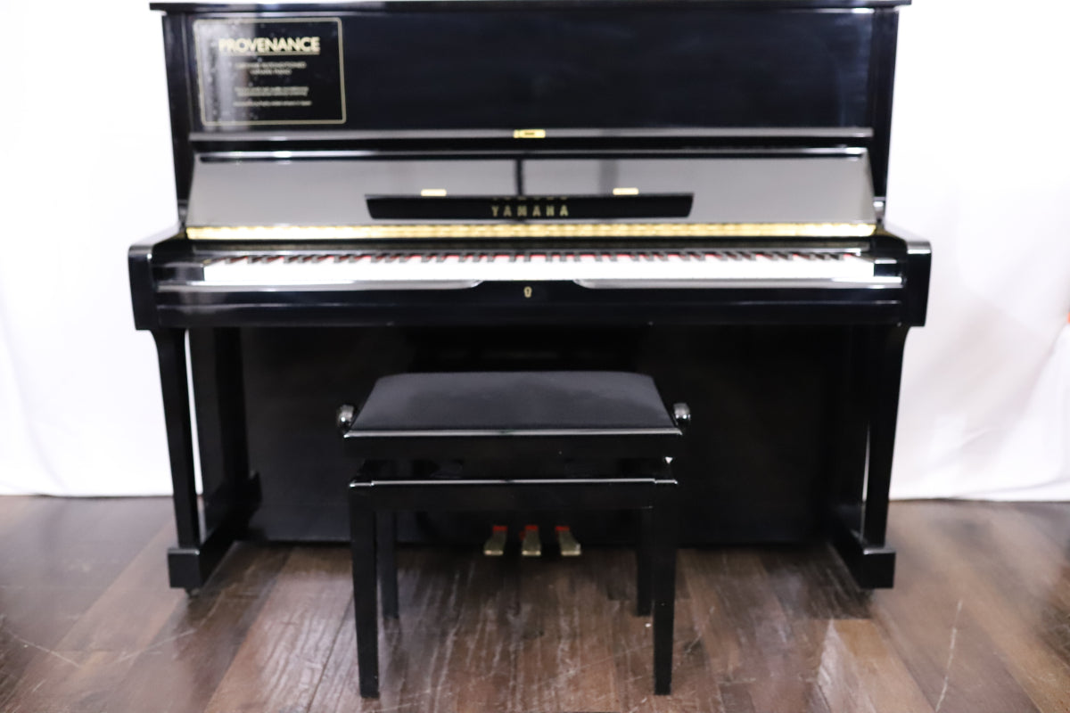 Yamaha U1A Reconditioned Secondhand Professional Upright Piano (4178330), Polished Black