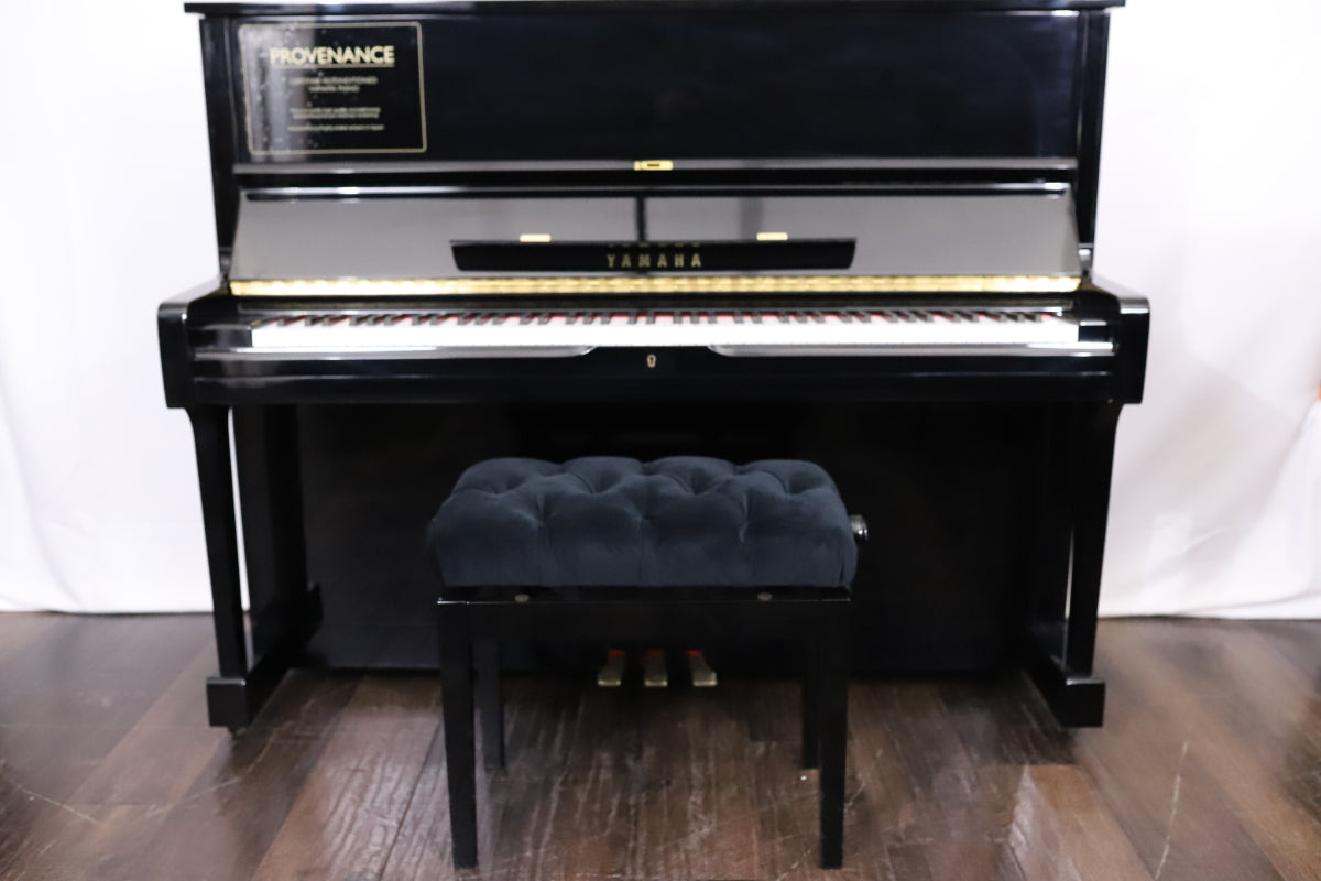 Yamaha U1A Reconditioned Secondhand Professional Upright Piano (4178330), Polished Black