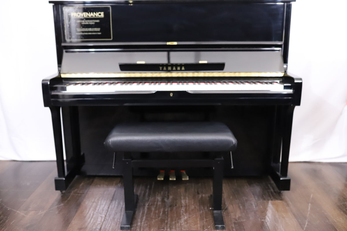 Yamaha U1A Reconditioned Secondhand Professional Upright Piano (4178330), Polished Black