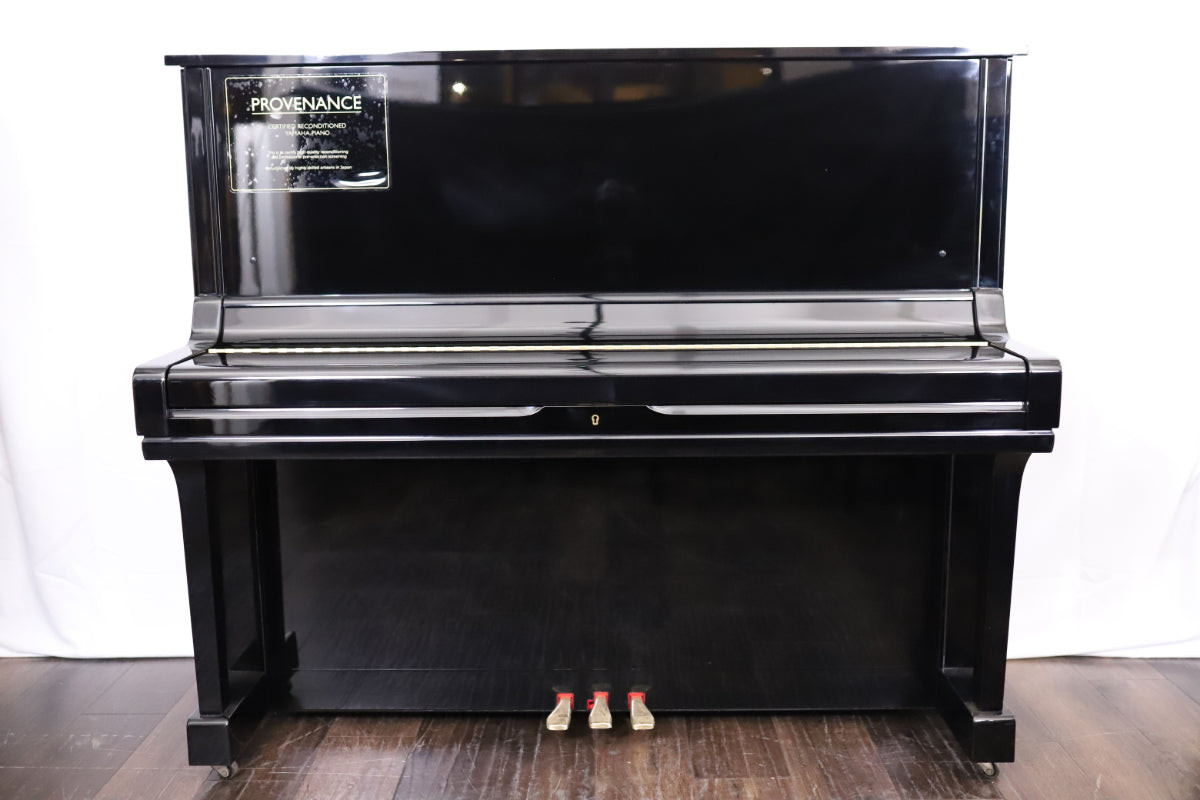 Yamaha U3A Reconditioned Secondhand Professional Upright Piano (4264193), Polished Black