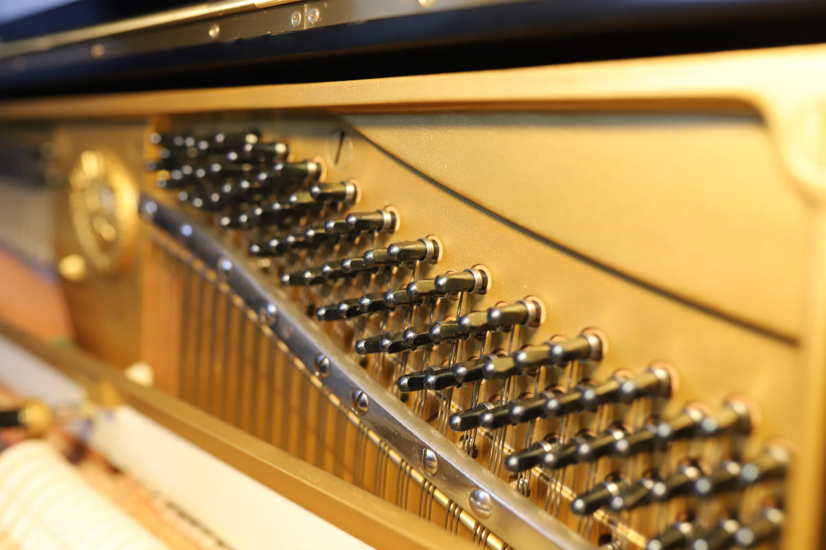 Yamaha U3A Reconditioned Secondhand Professional Upright Piano (4264193), Polished Black
