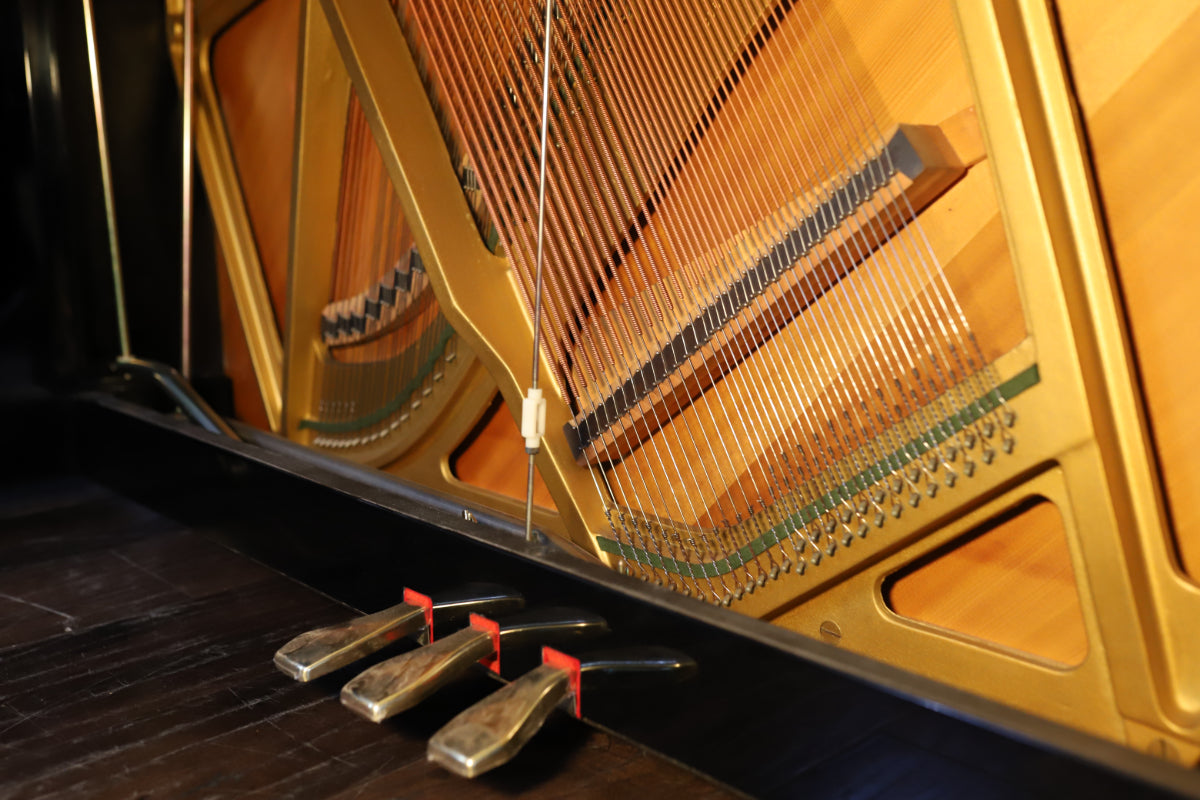 Yamaha U3A Reconditioned Secondhand Professional Upright Piano (4264193), Polished Black