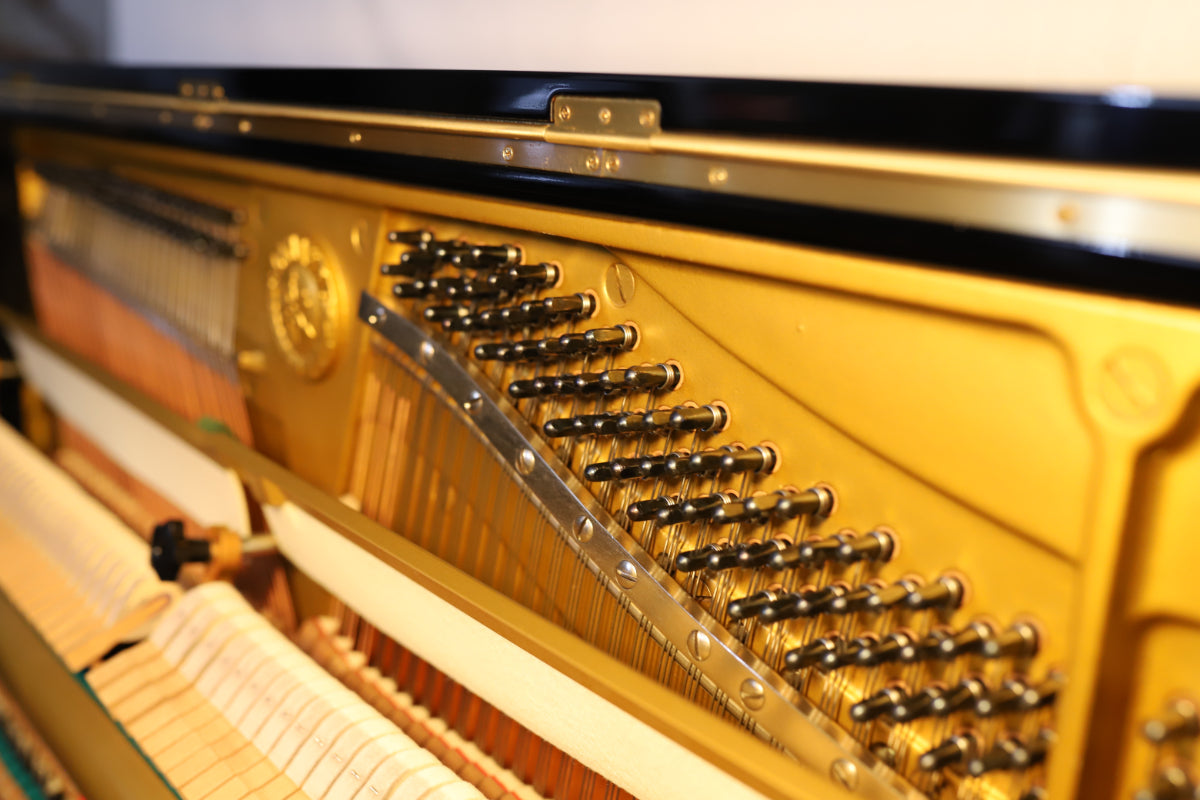 Yamaha U3H Reconditioned Secondhand Professional Upright Piano (1819974), Polished Black
