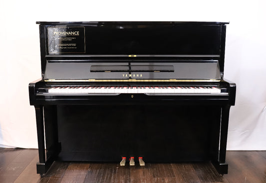 Yamaha U1A Reconditioned Secondhand Professional Upright Piano (3733390), Polished Black