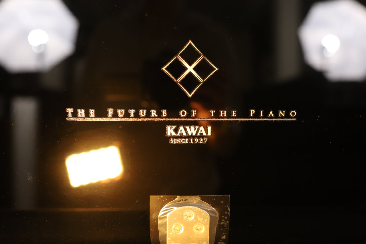 Kawai K200 Secondhand Upright Piano, Polished Black (F133108)