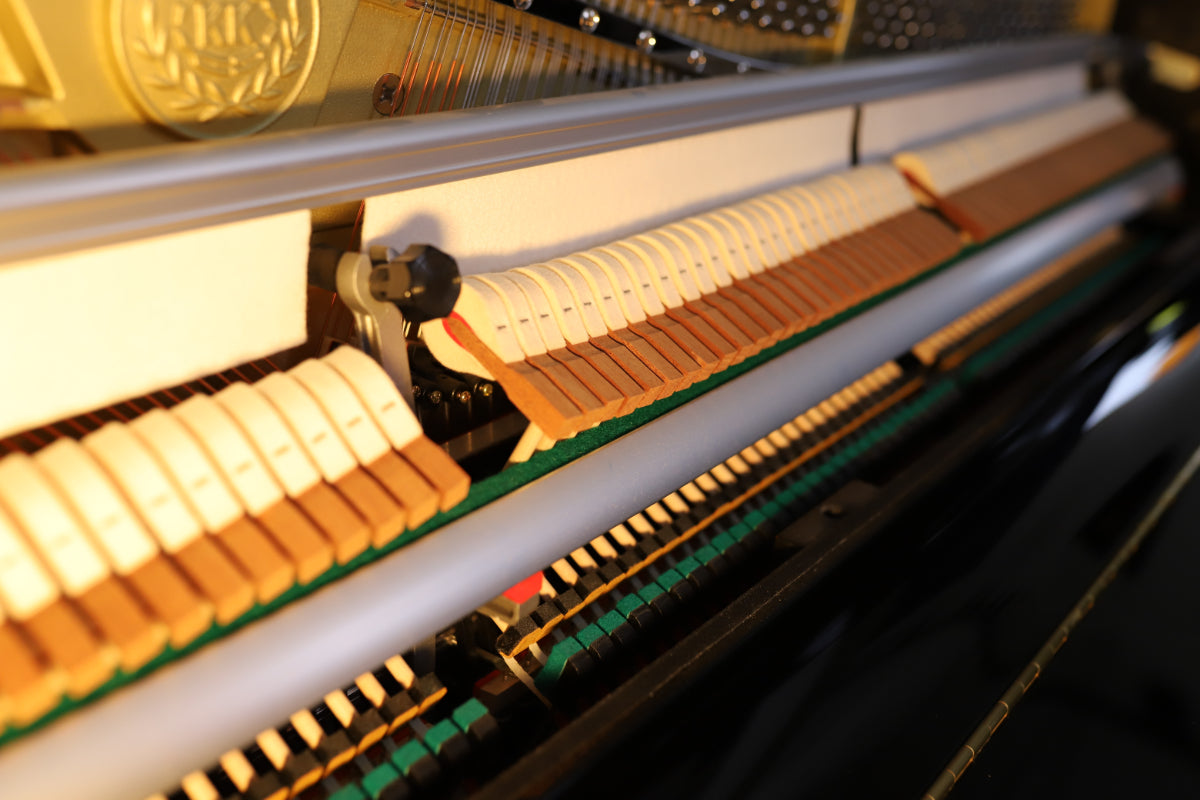 Kawai K200 Secondhand Upright Piano, Polished Black (F133108)