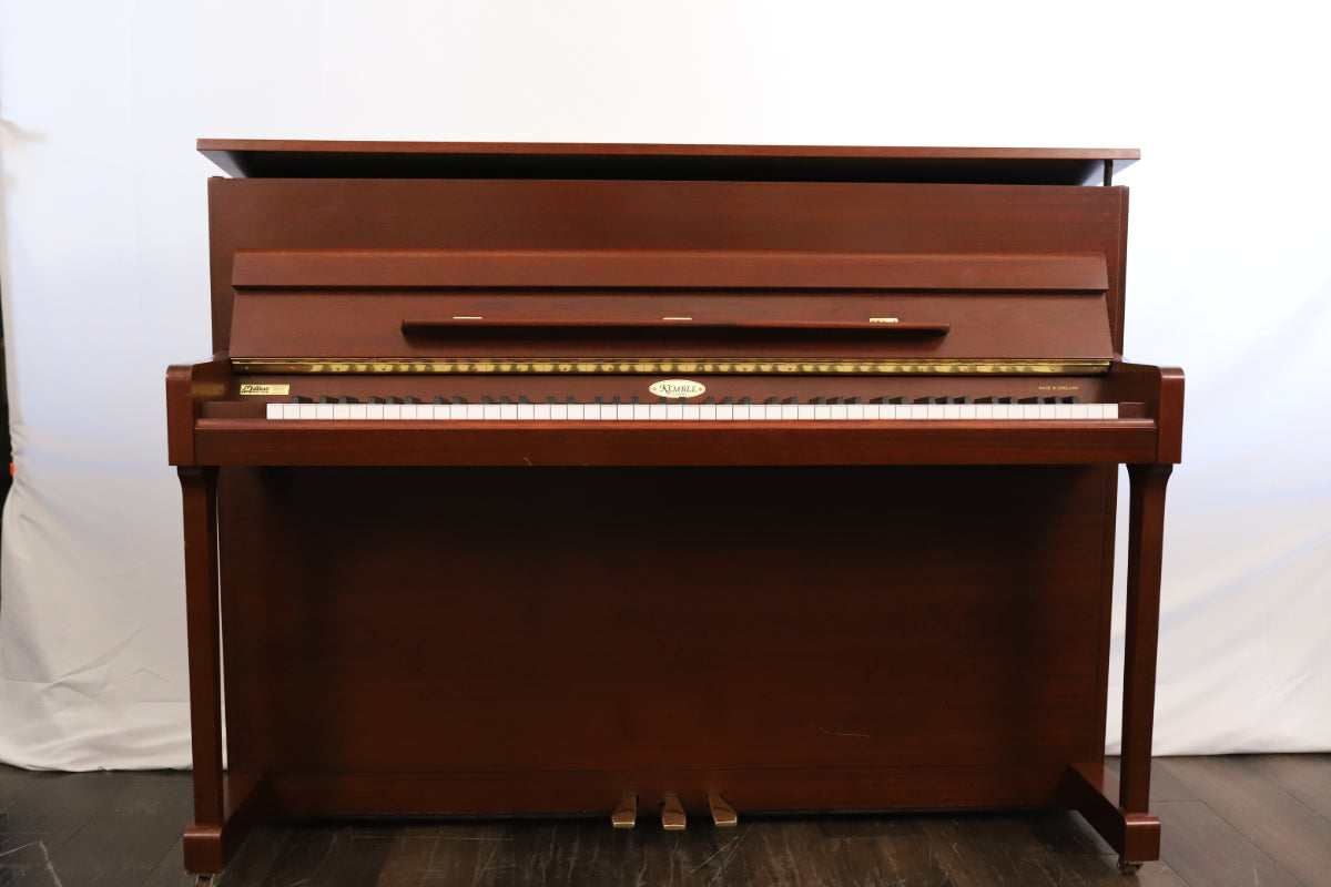 Kemble Oxford Secondhand Upright Piano, Satin Mahogany (293868)