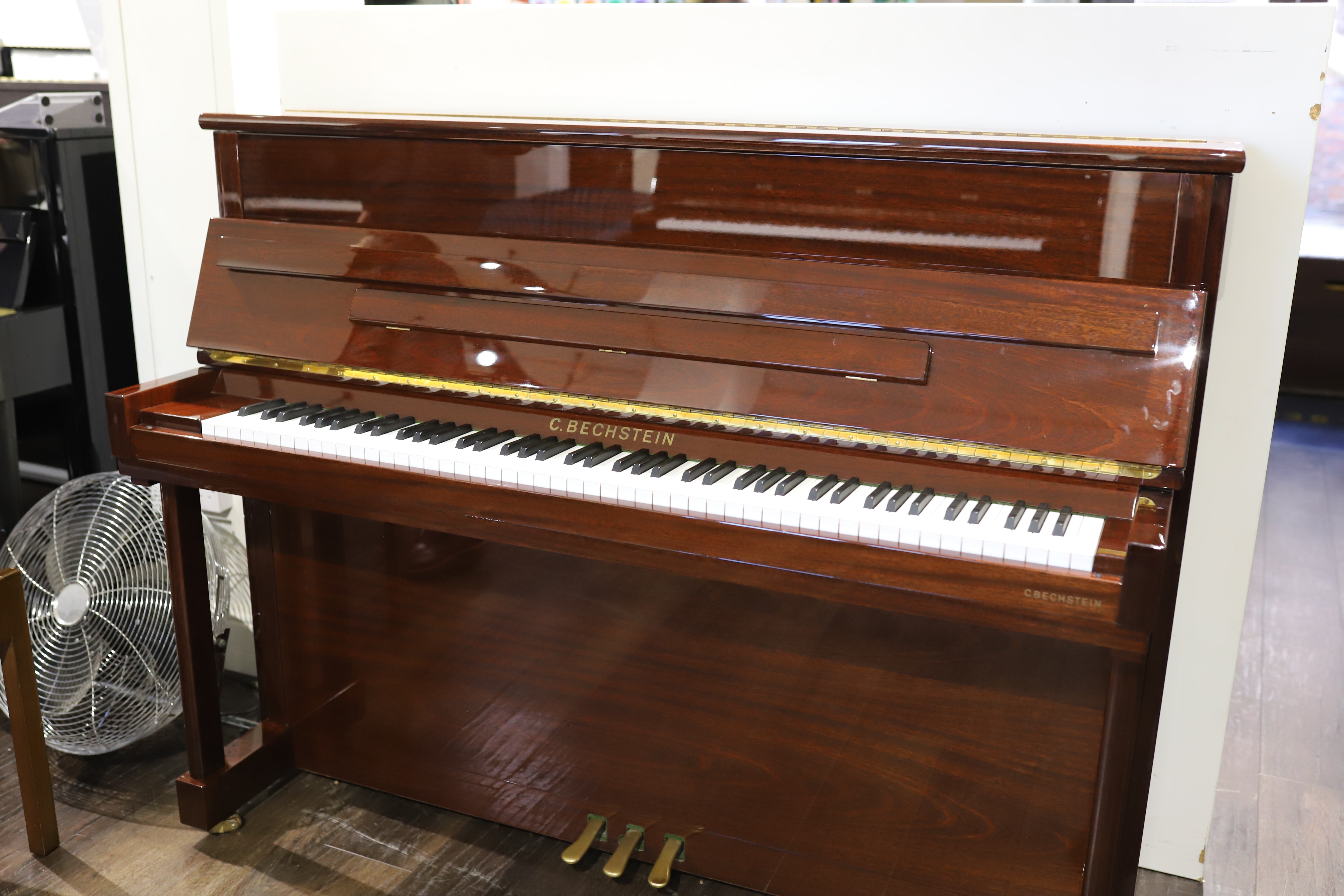C. Bechstein Classic 118 Upright Piano Mahogany Gloss (Secondhand)
