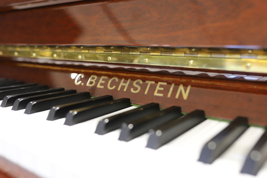 C. Bechstein Classic 118 Upright Piano Mahogany Gloss (Secondhand)