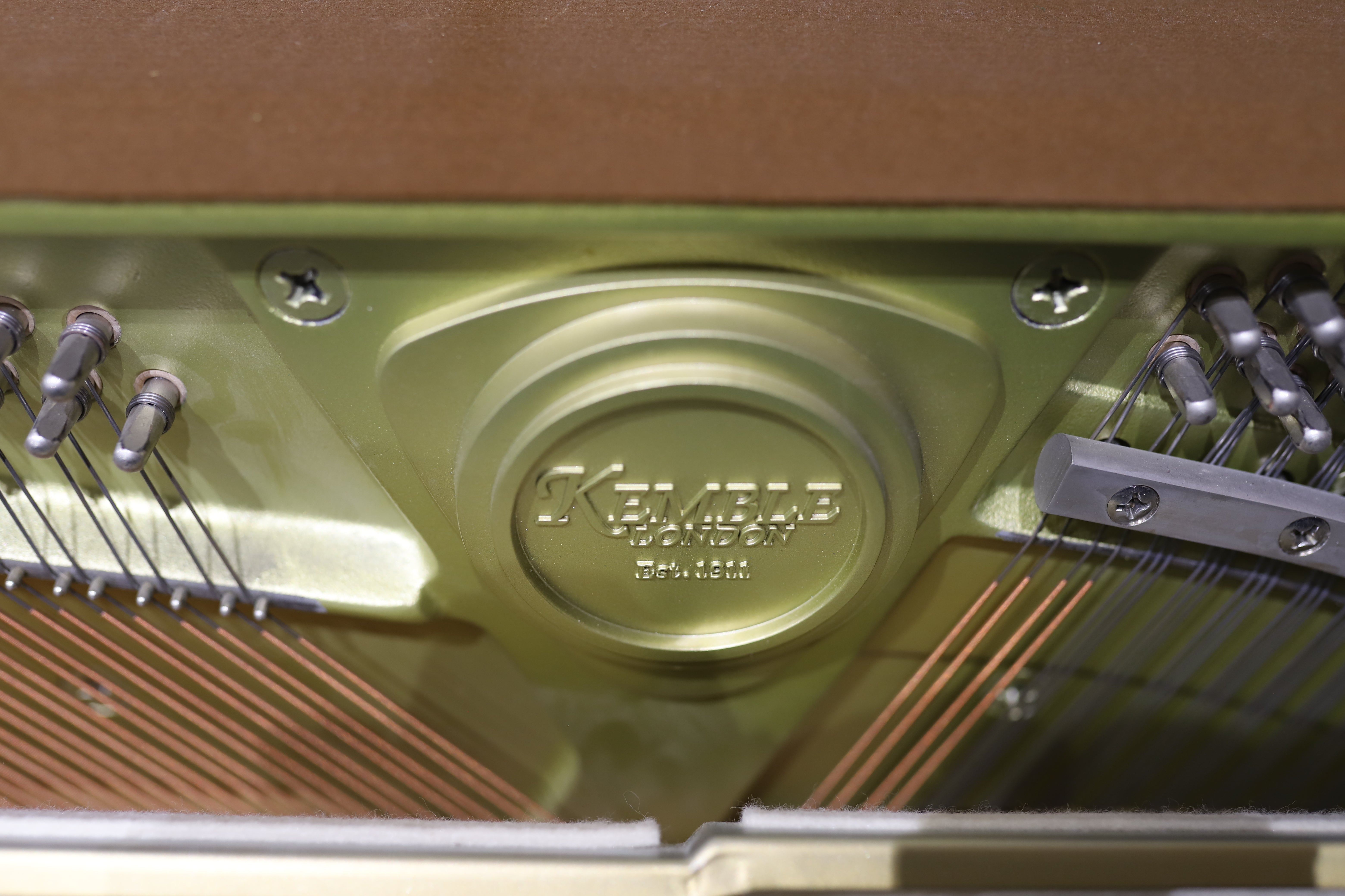 Kemble Conservatoire Upright Piano Polished Ebony (Secondhand)