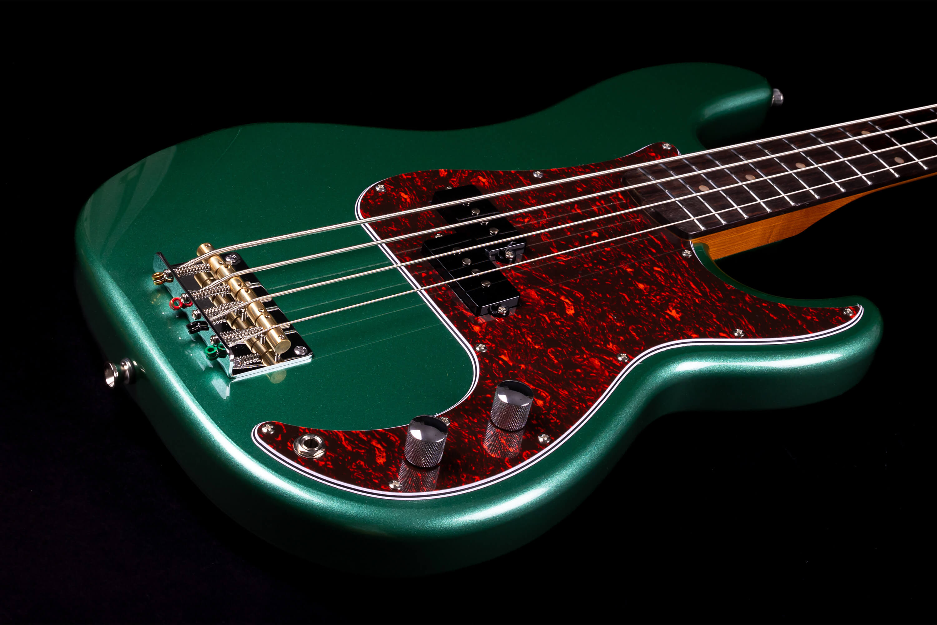 Jet JPB300 Bass Guitar, Green