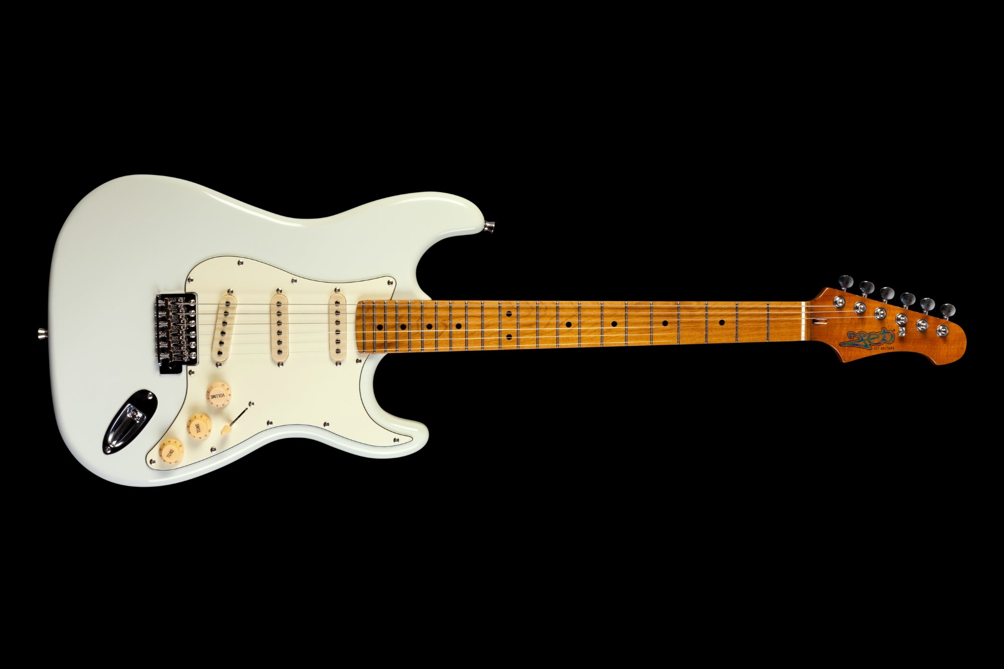 Jet JS300 Electric Guitar, Olympic White