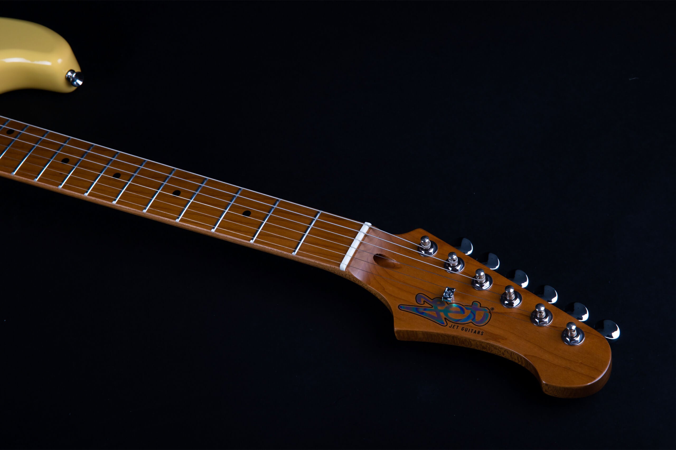 Jet JS400 Electric Guitar, Vintage Yellow