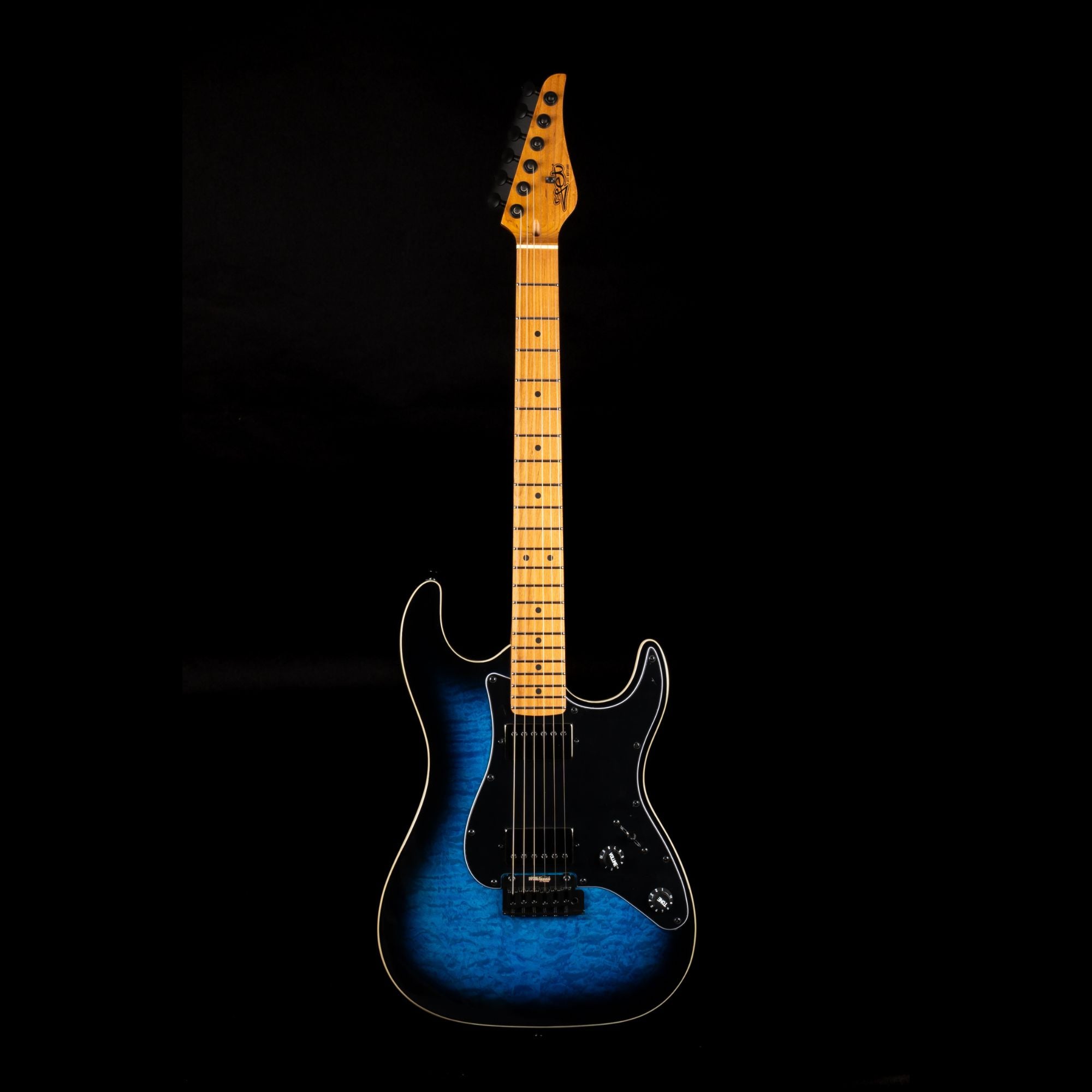 Jet JS450 Electric Guitar, Blue/Black Burst