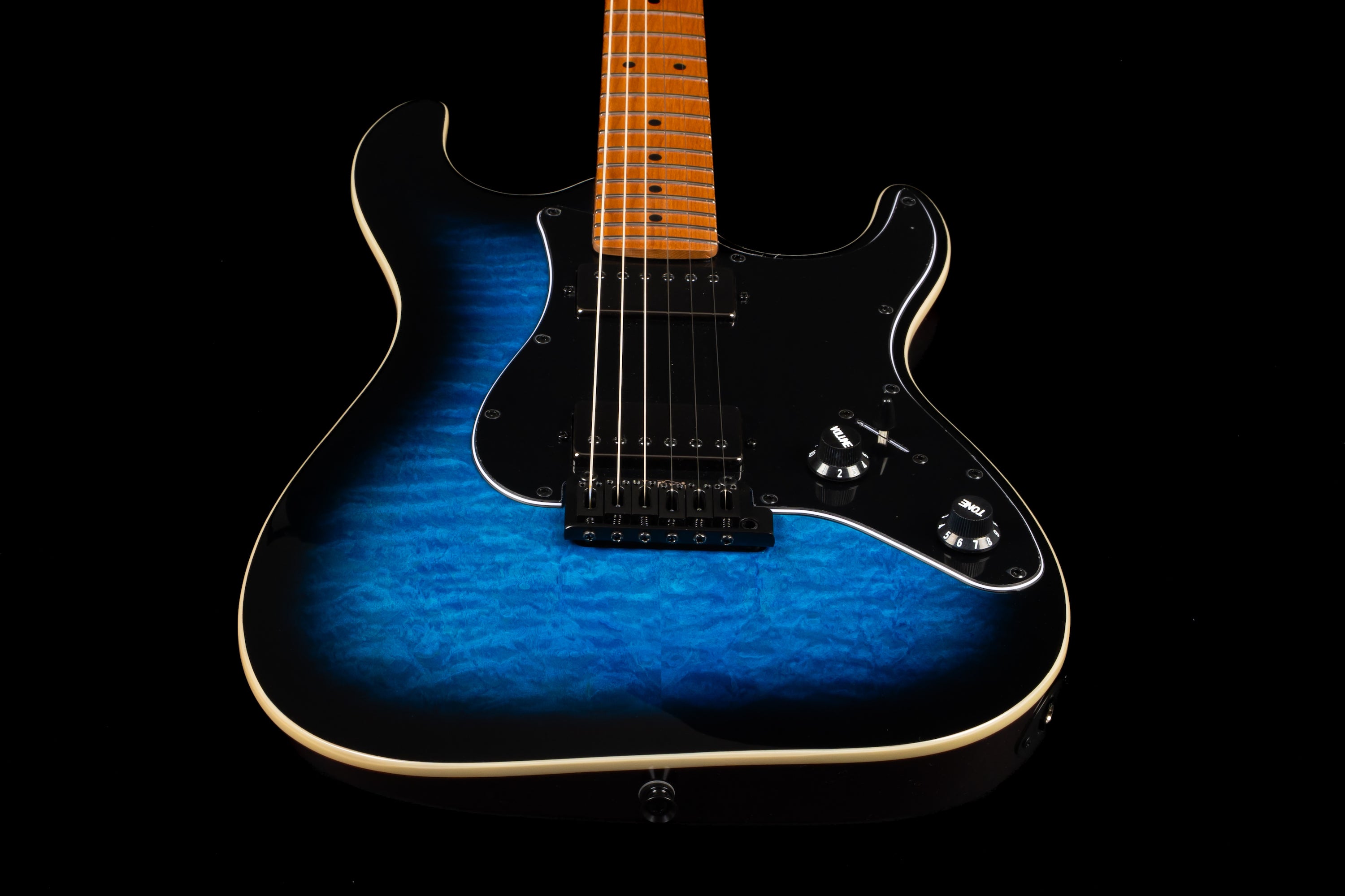 Jet JS450 Electric Guitar, Blue/Black Burst