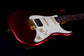 Jet JS480 Electric Guitar, Wine Red with Gold Hardware