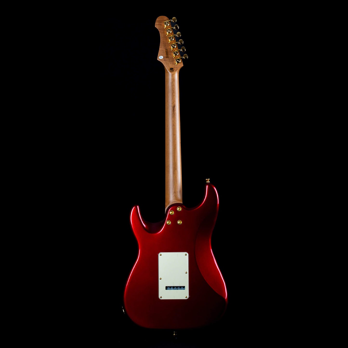 Jet JS480 Electric Guitar, Wine Red with Gold Hardware
