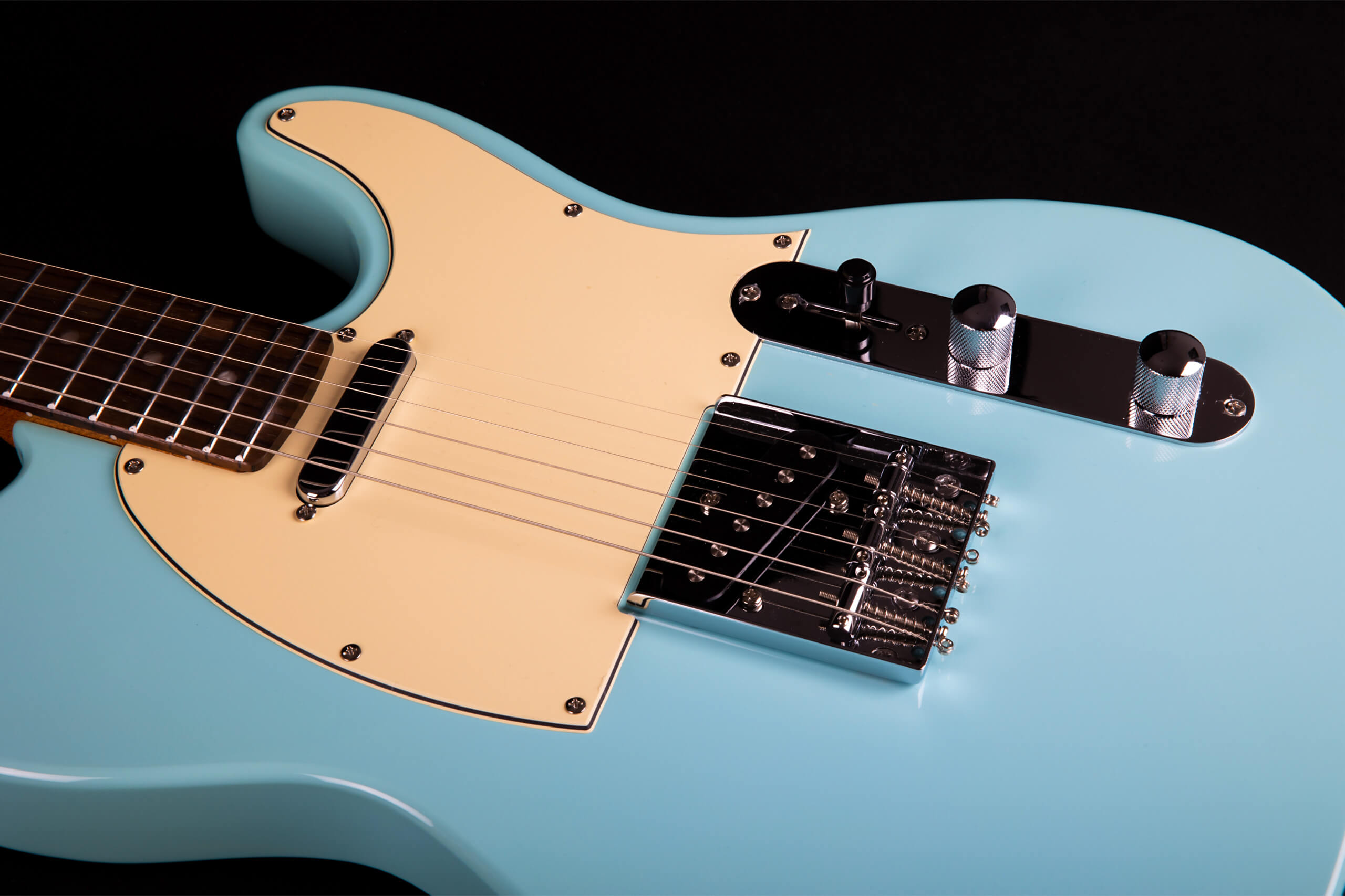 Jet JT300 Electric Guitar, Light Blue/Rosewood