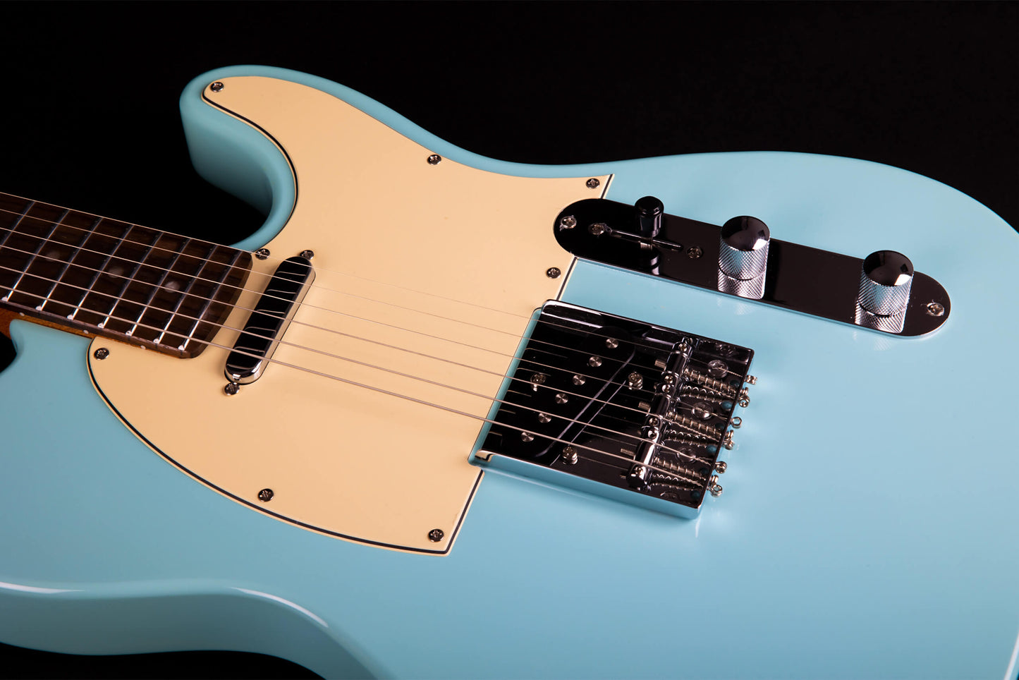 Jet JT300 Electric Guitar, Light Blue/Rosewood