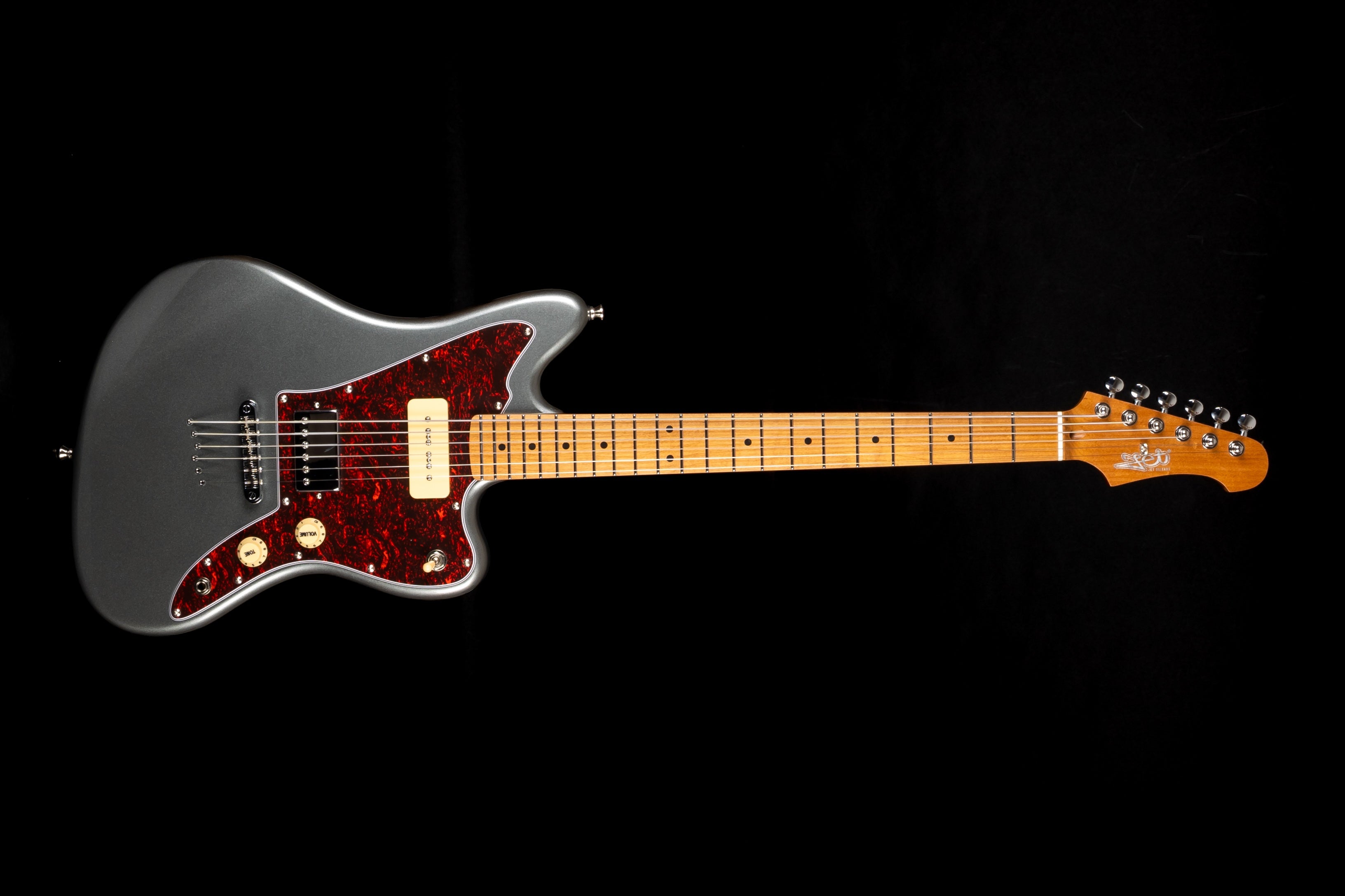 Jet JJ350 Baritone Electric Guitar, Charcoal
