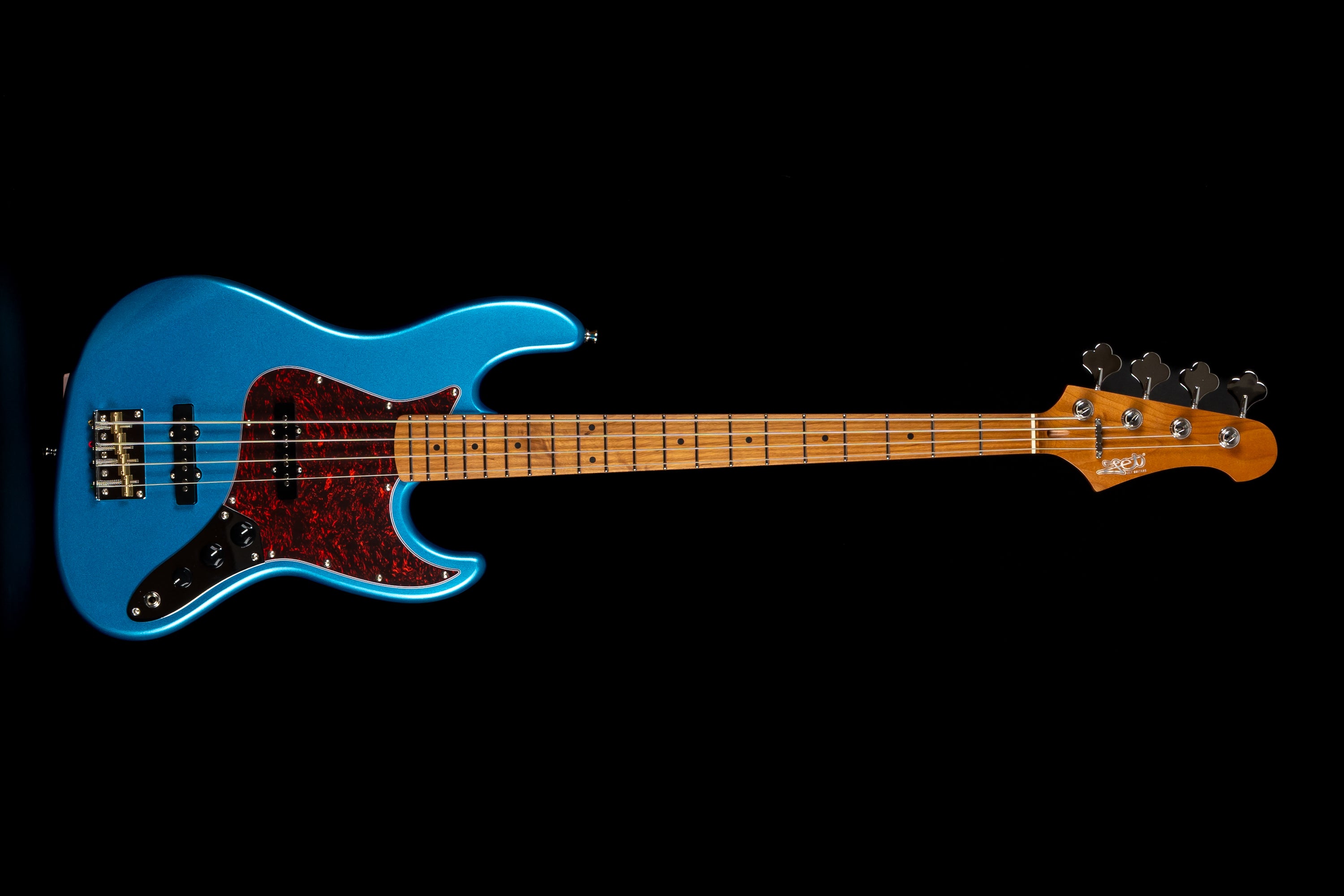 Jet JJB300 Bass Guitar, Lake Placid Blue