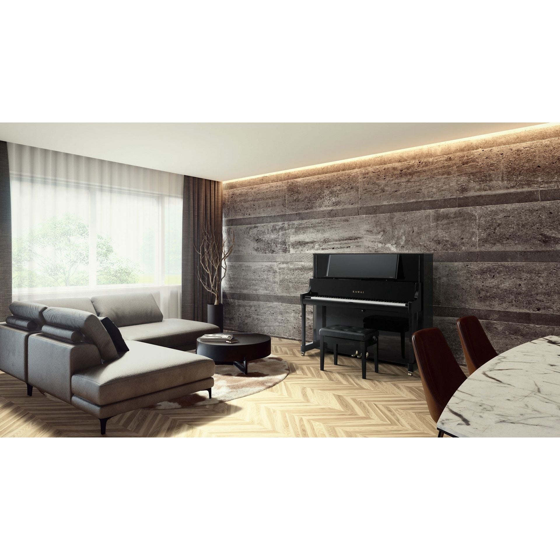 Kawai K700 Upright Acoustic Piano