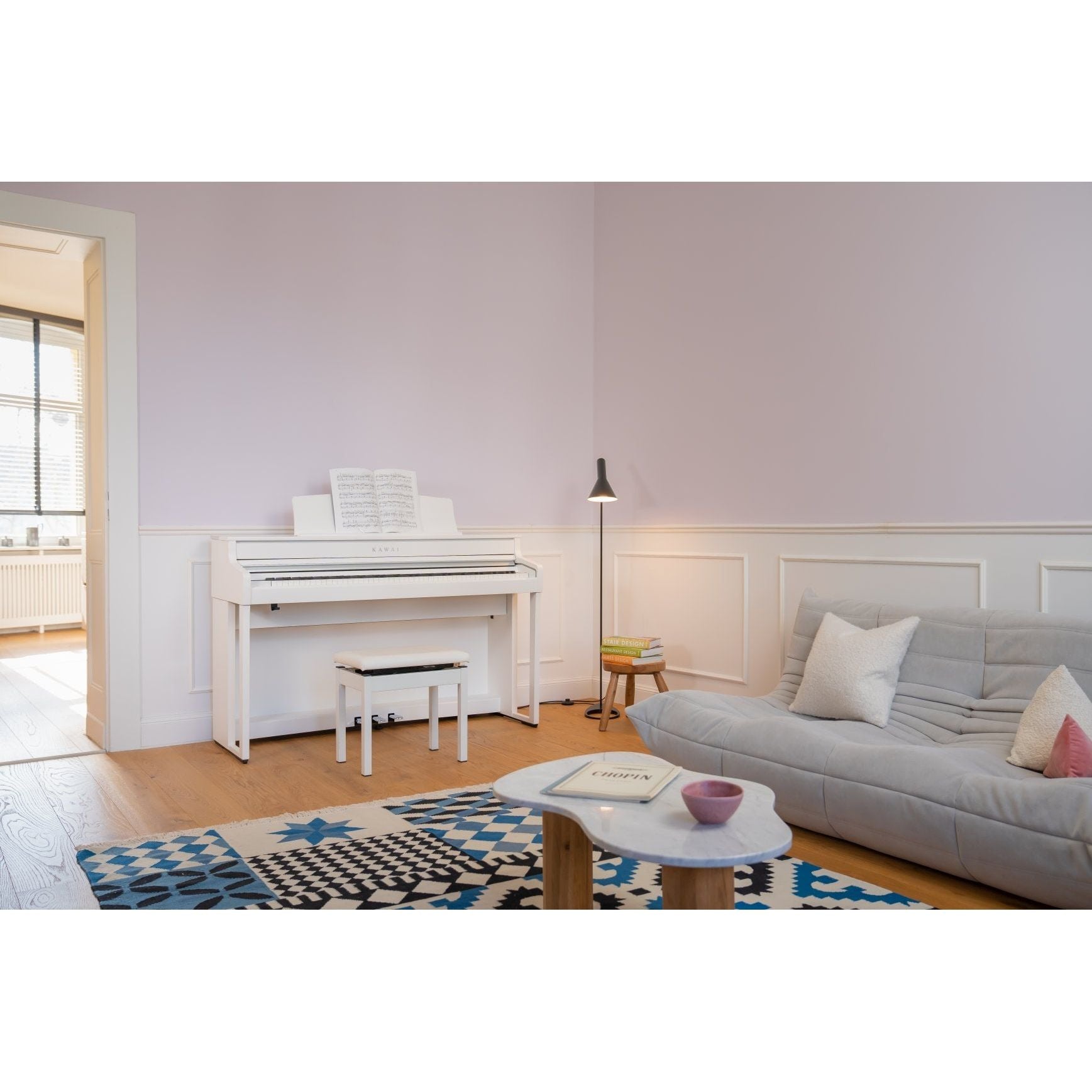 Kawai CA501W Satin White Concert Artist Home Digital Piano