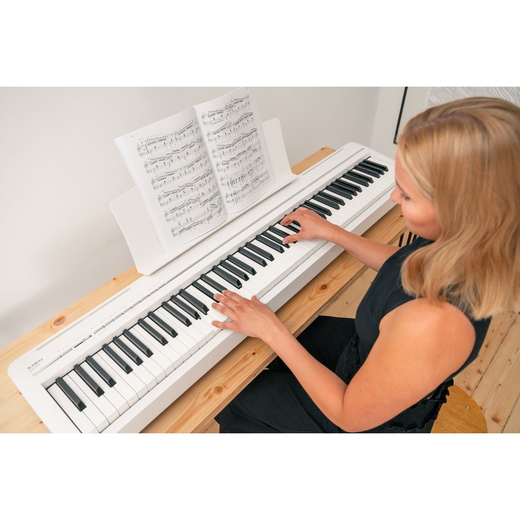 Kawai ES120W White Portable Digital Piano