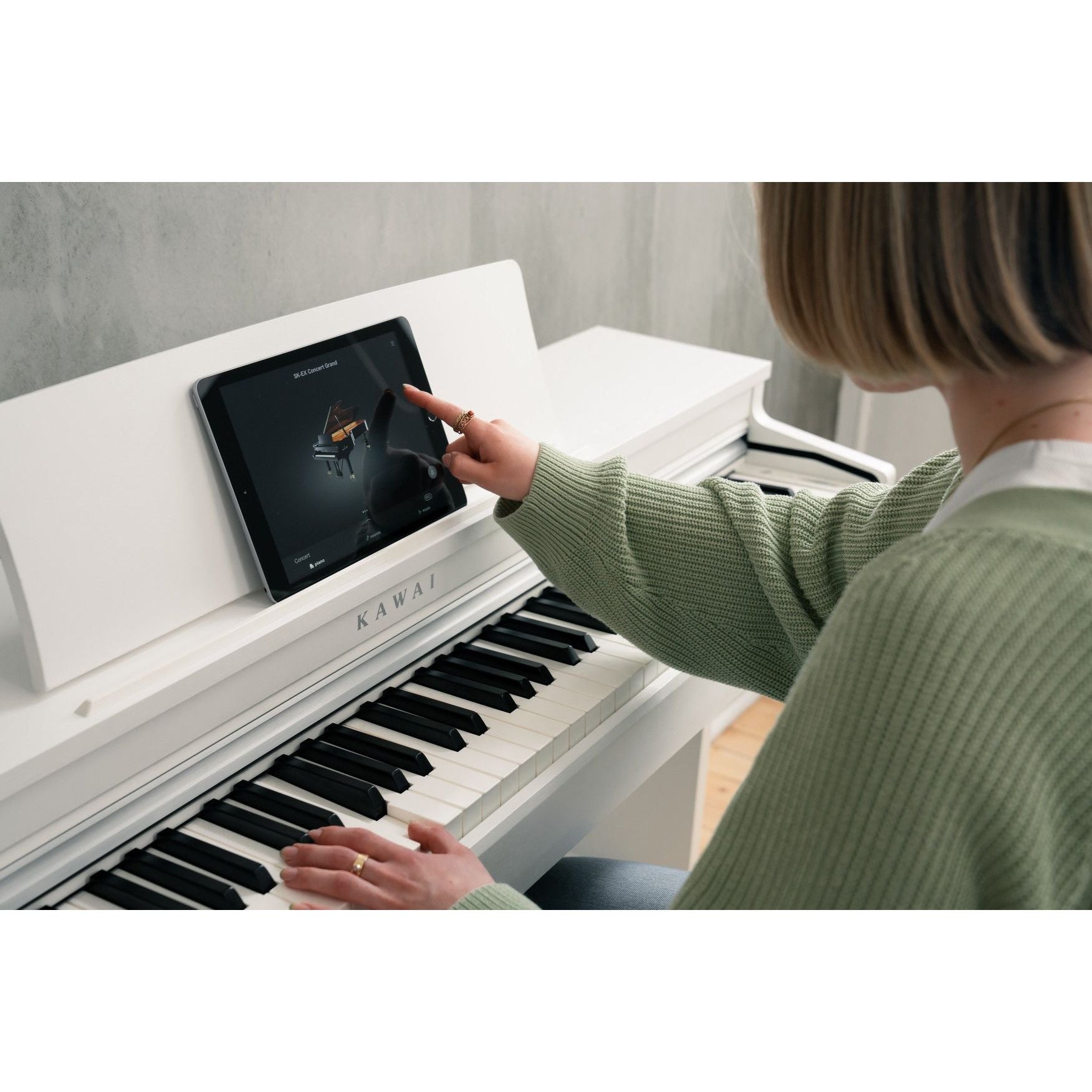 Kawai CN201W Satin White Home Digital Piano