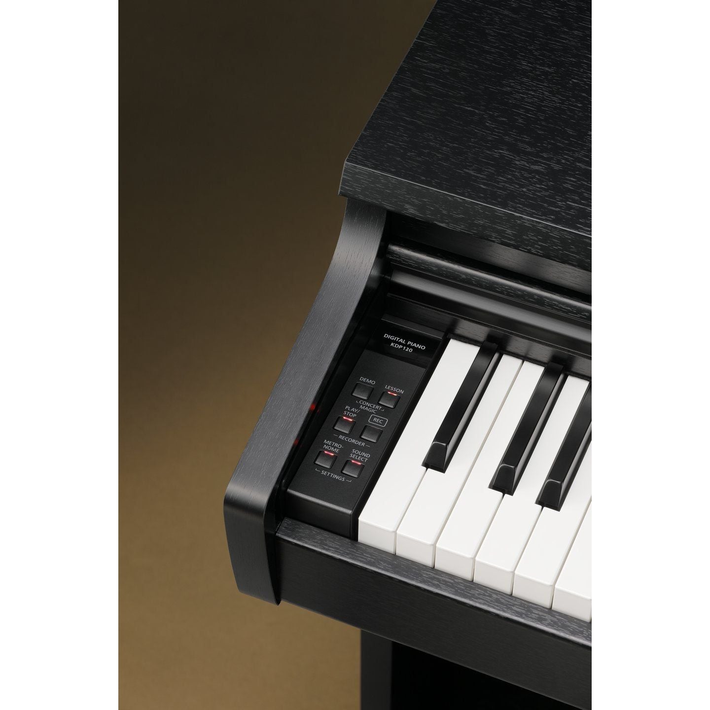 Kawai KDP120B Satin Black Digital Home Piano