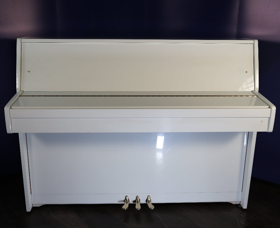 Kawai CE7N Secondhand Compact Upright Piano, Polished White