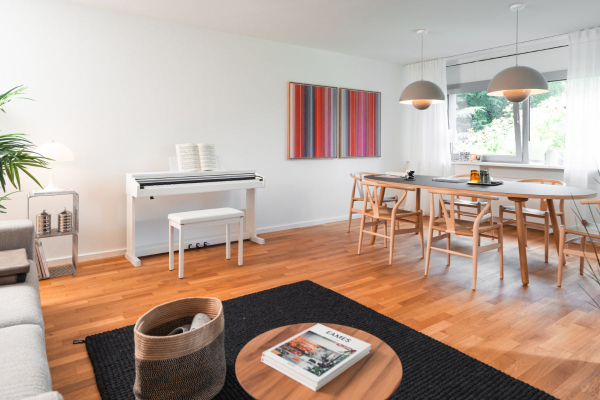 Kawai CX102B Digital Piano, Satin White