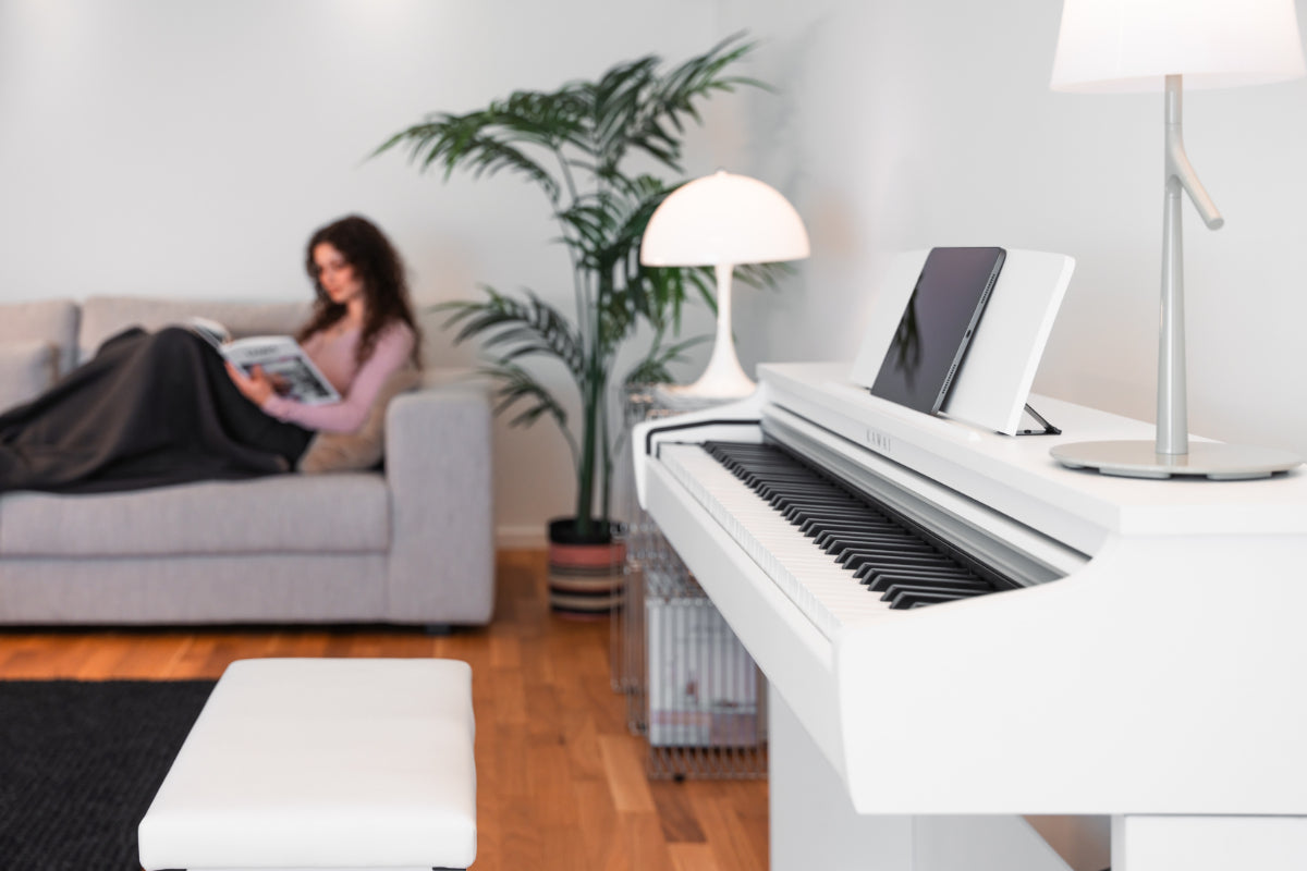 Kawai CX102B Digital Piano, Satin White
