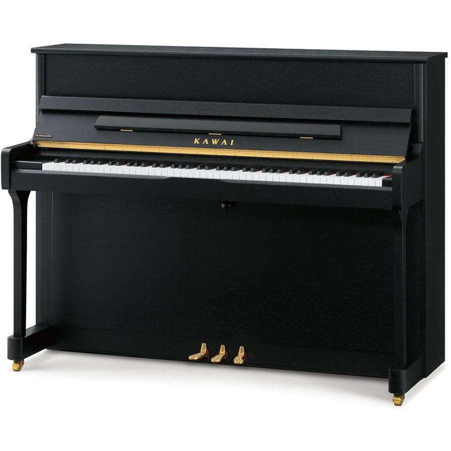 Kawai E200 Studio Upright Piano, Satin Black