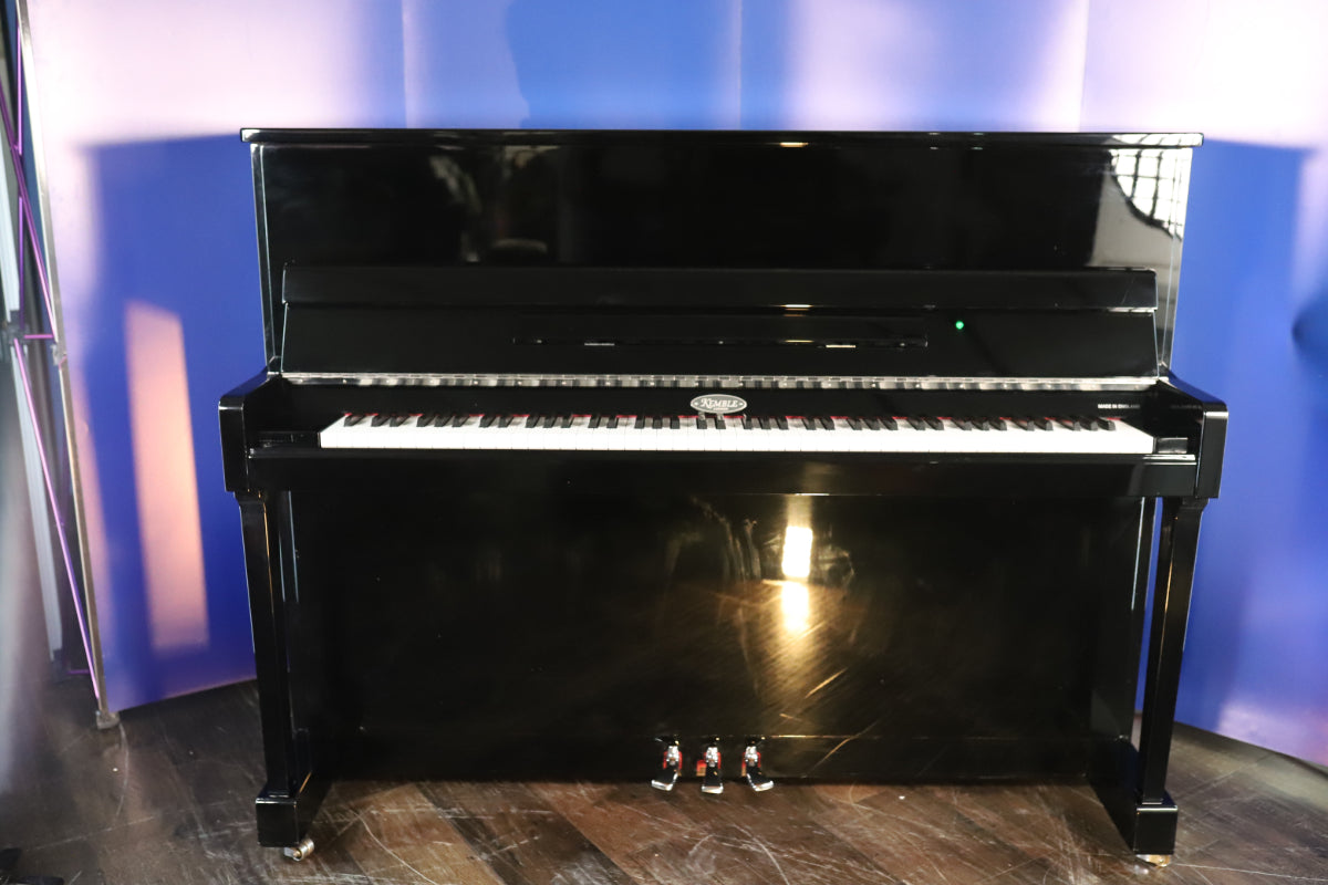 Kemble Classic T Secondhand Upright Piano (339131), Polished Black