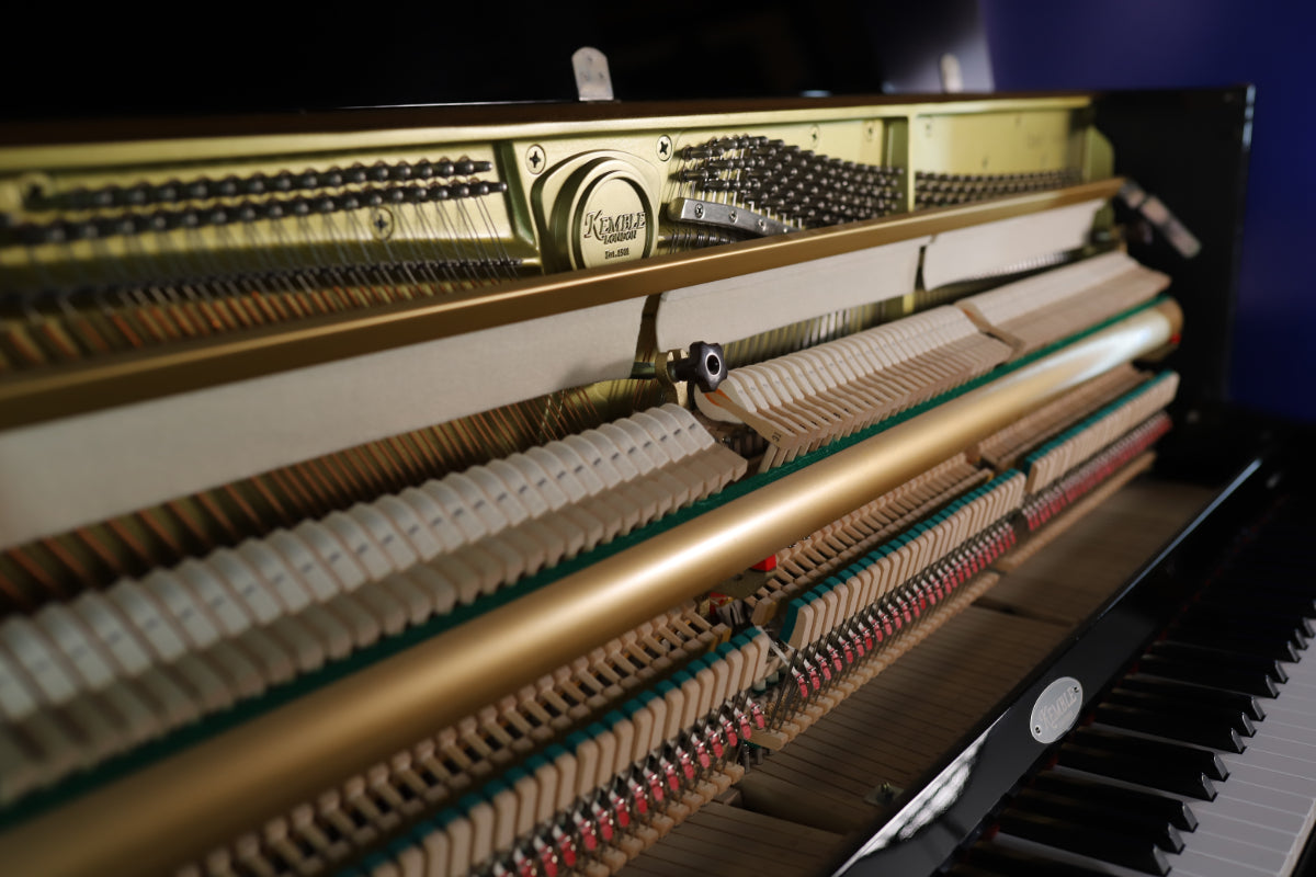 Kemble Classic T Secondhand Upright Piano (339131), Polished Black