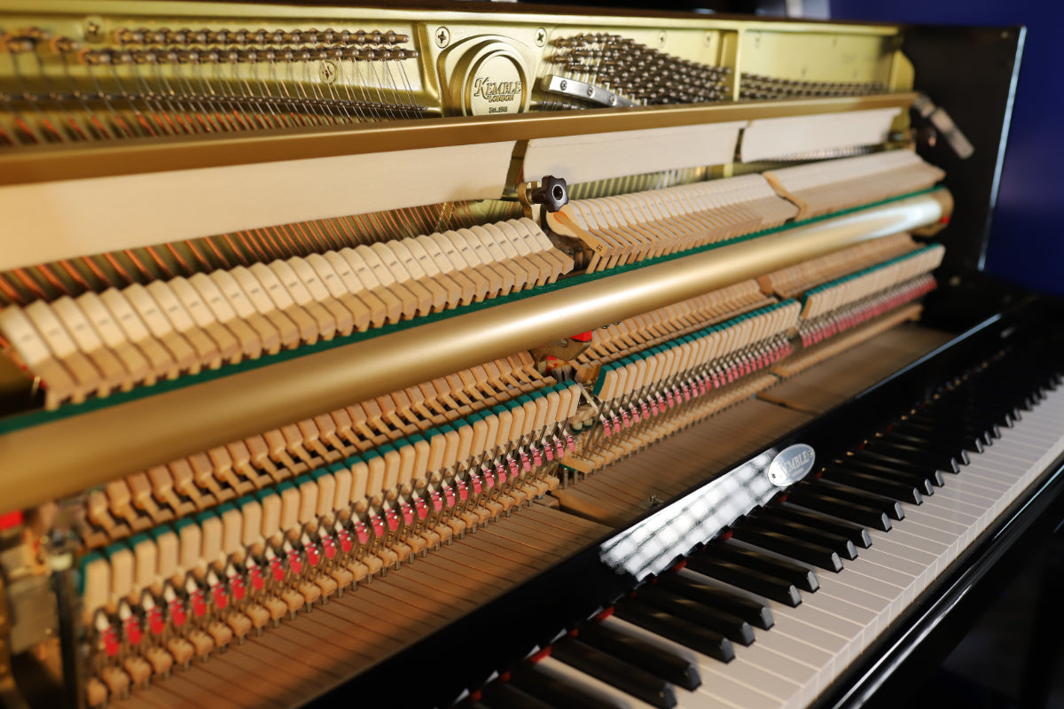 Kemble Classic T Secondhand Upright Piano (339131), Polished Black