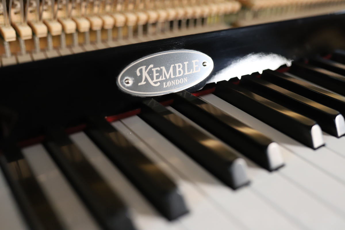 Kemble Classic T Secondhand Upright Piano (339131), Polished Black