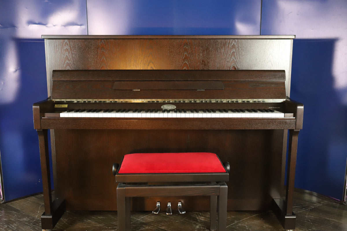 Kemble Classic T Secondhand Upright Piano, Satin Mocha