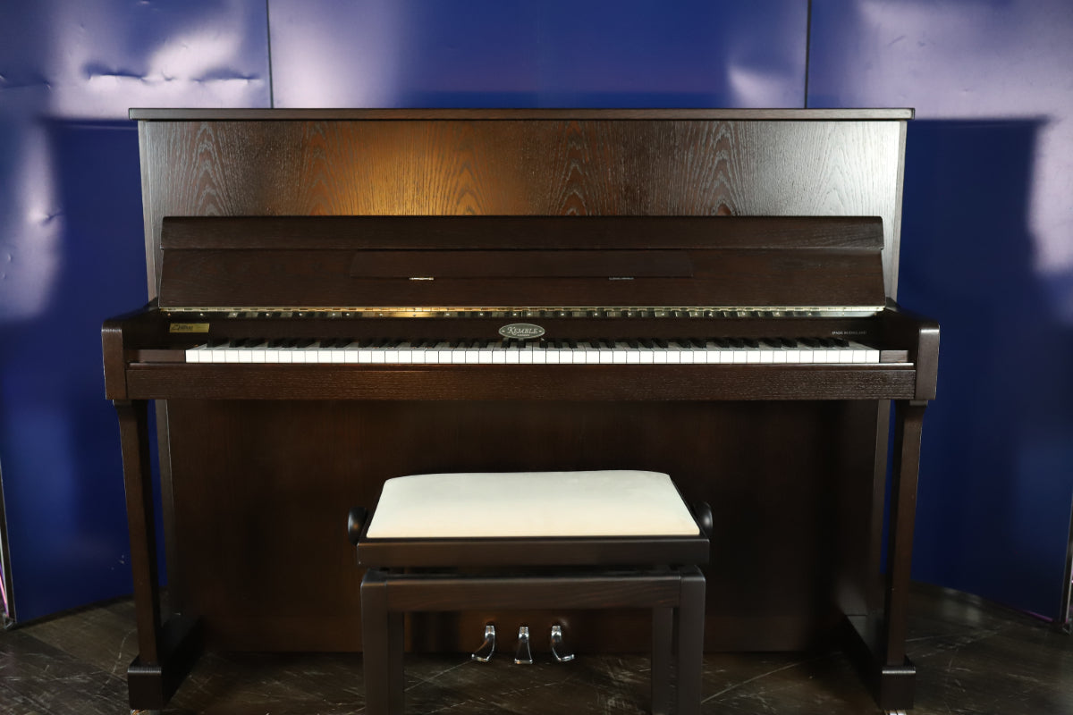 Kemble Classic T Secondhand Upright Piano, Satin Mocha