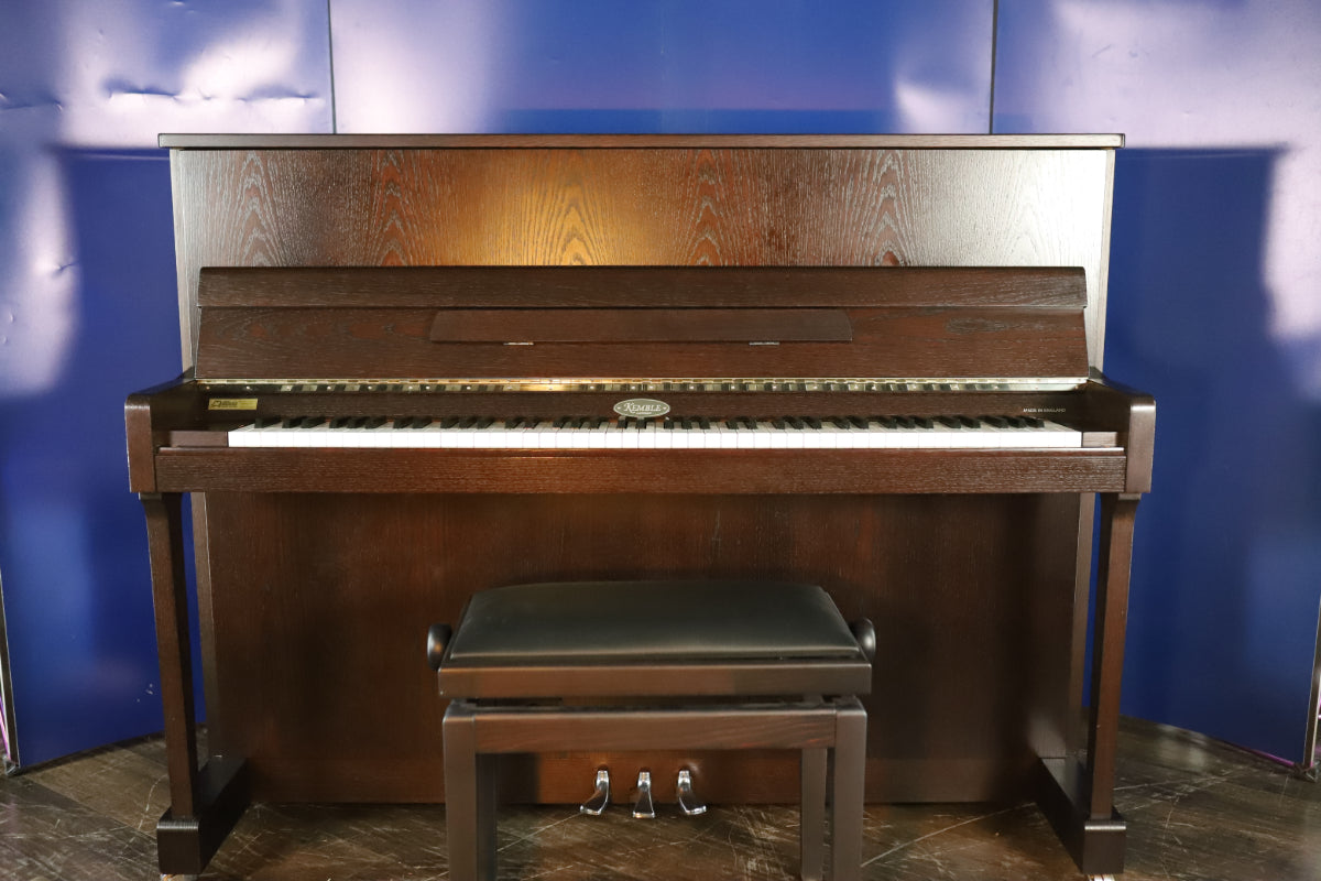 Kemble Classic T Secondhand Upright Piano, Satin Mocha