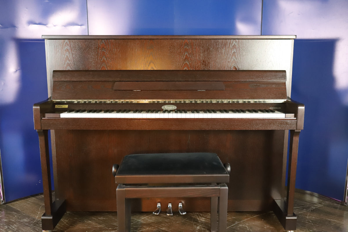 Kemble Classic T Secondhand Upright Piano, Satin Mocha