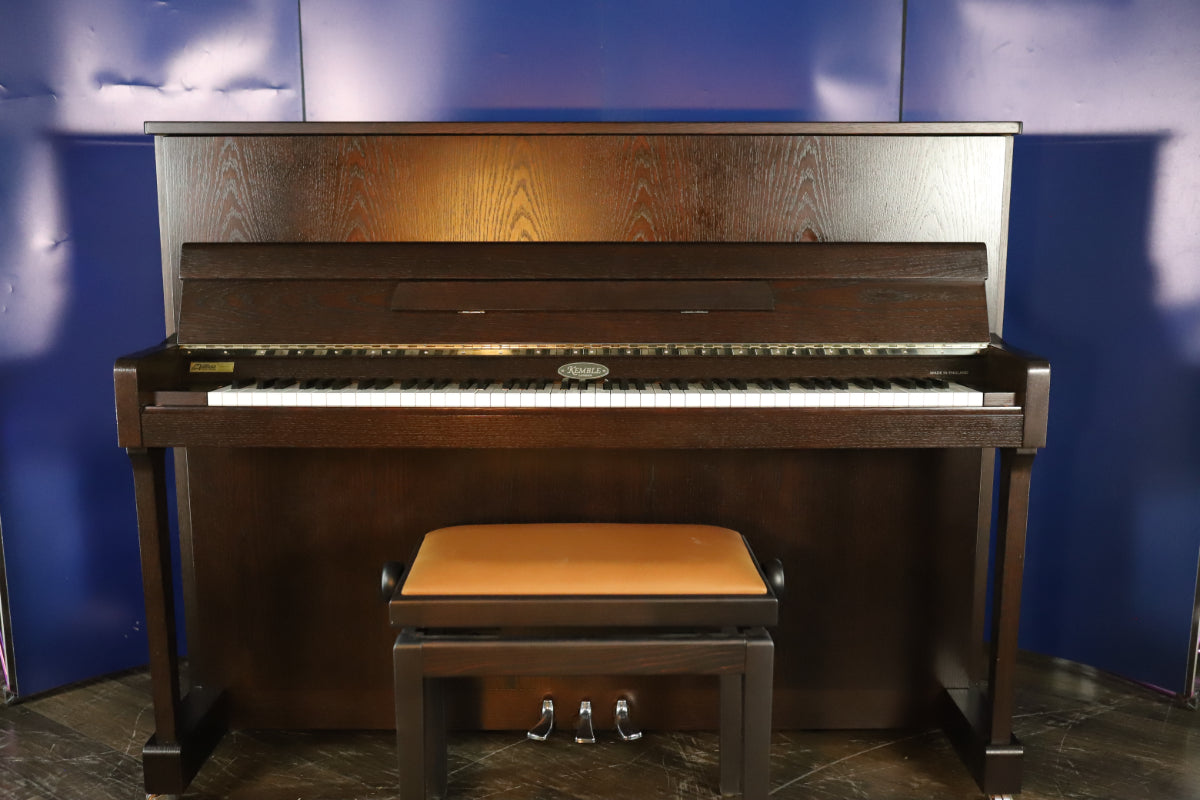 Kemble Classic T Secondhand Upright Piano, Satin Mocha