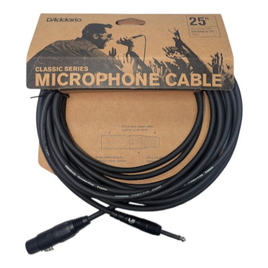 D'Addario Classic Series Unbalanced Microphone Cable (1/4