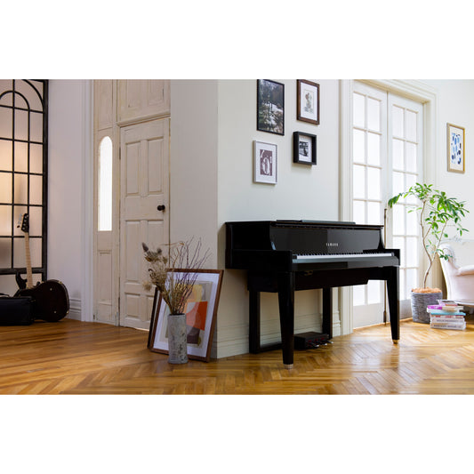 Yamaha N1X AvantGrand Hybrid Piano, Black Polyester