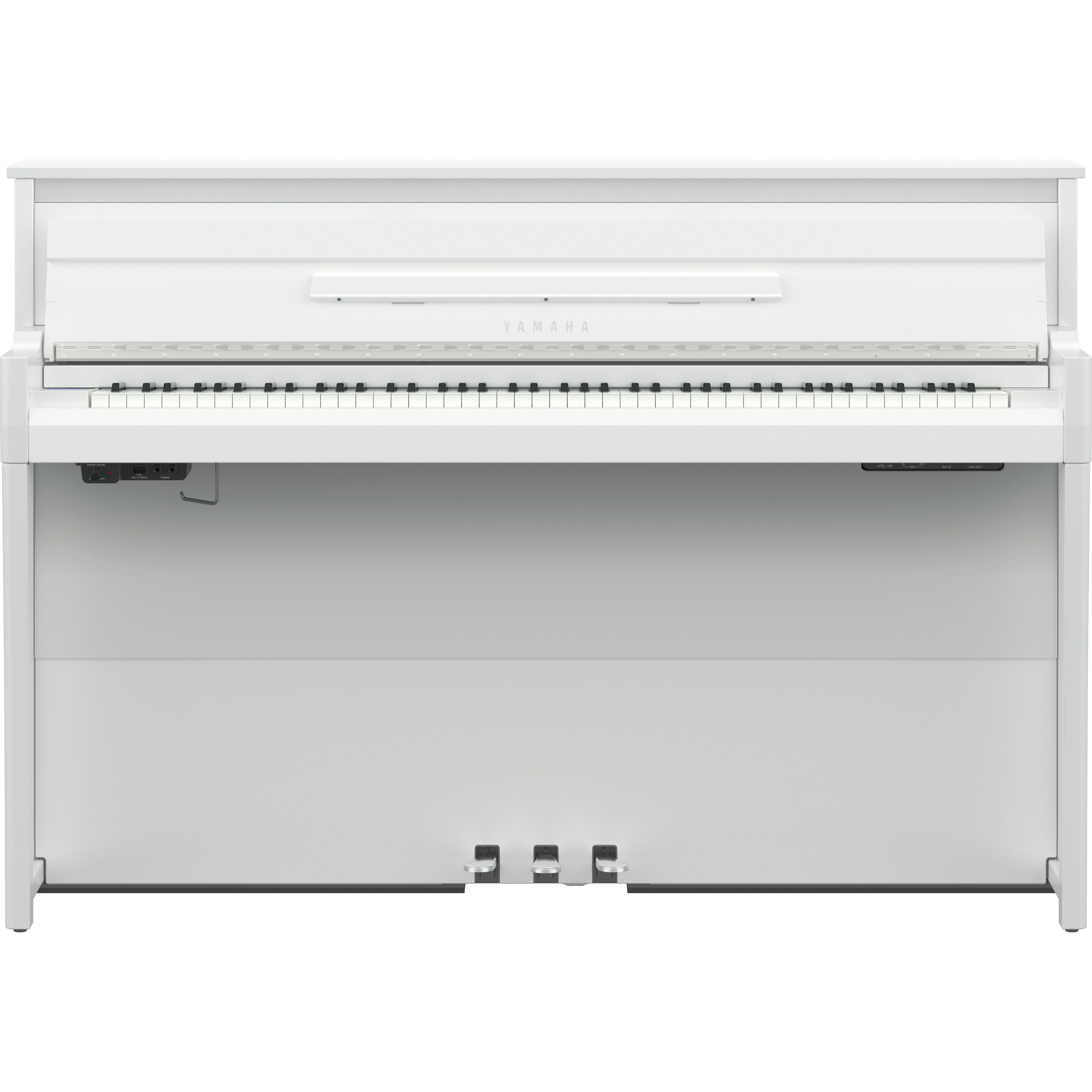 Yamaha NU1XA Polished White Hybrid Digital Piano