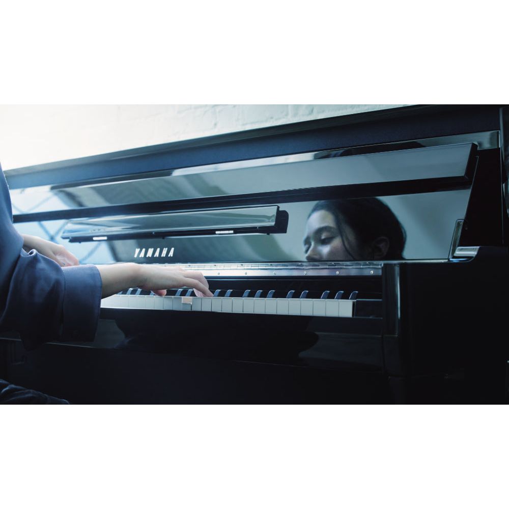 Yamaha NU1XA Polished Black Hybrid Digital Piano