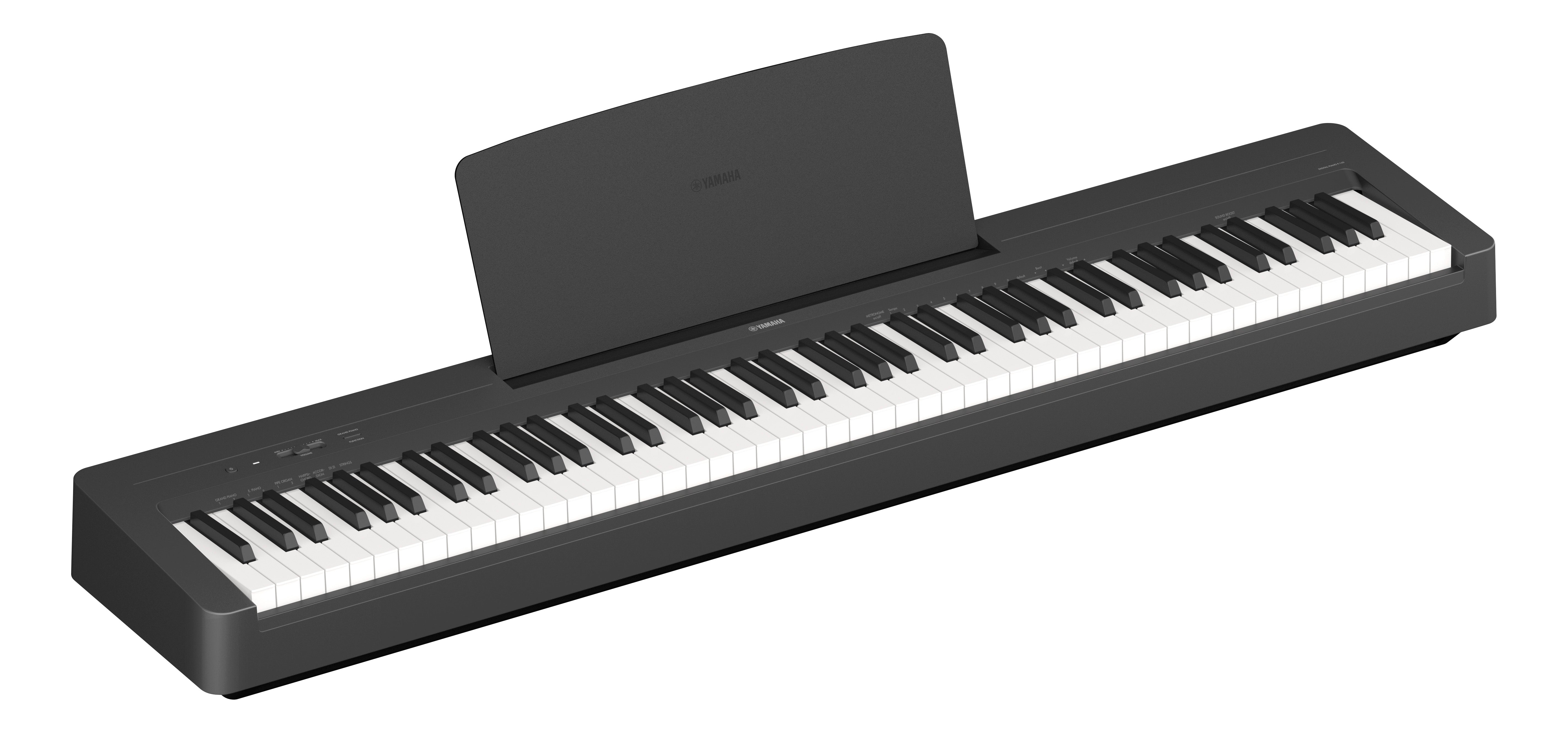 Yamaha P145 Portable Piano, Satin Black